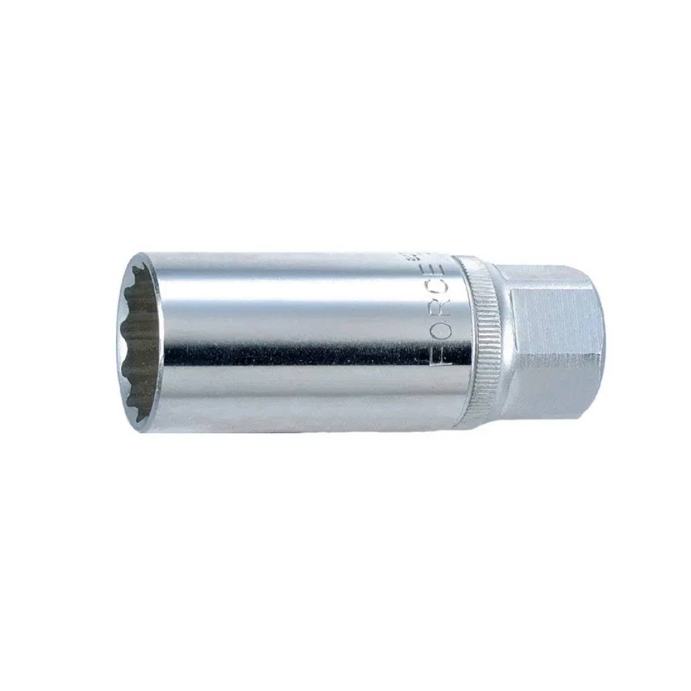 FORCE 3/8" Bougiedop magnetisch (12-kant) 18 mm-0