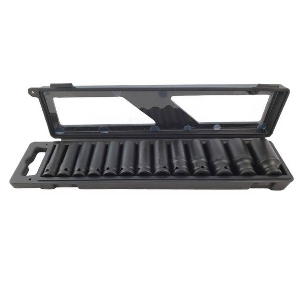 WEBER TOOLS 1/2'' Krachtdoppen set 13 delig (12-kant)