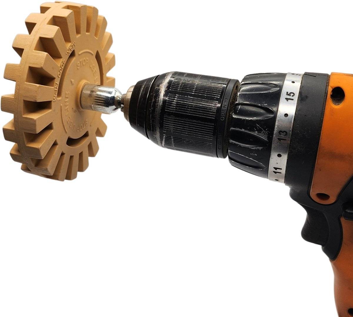 LB TOOLS Getande caramelschijf / stickerverwijderaar 100 mm-0