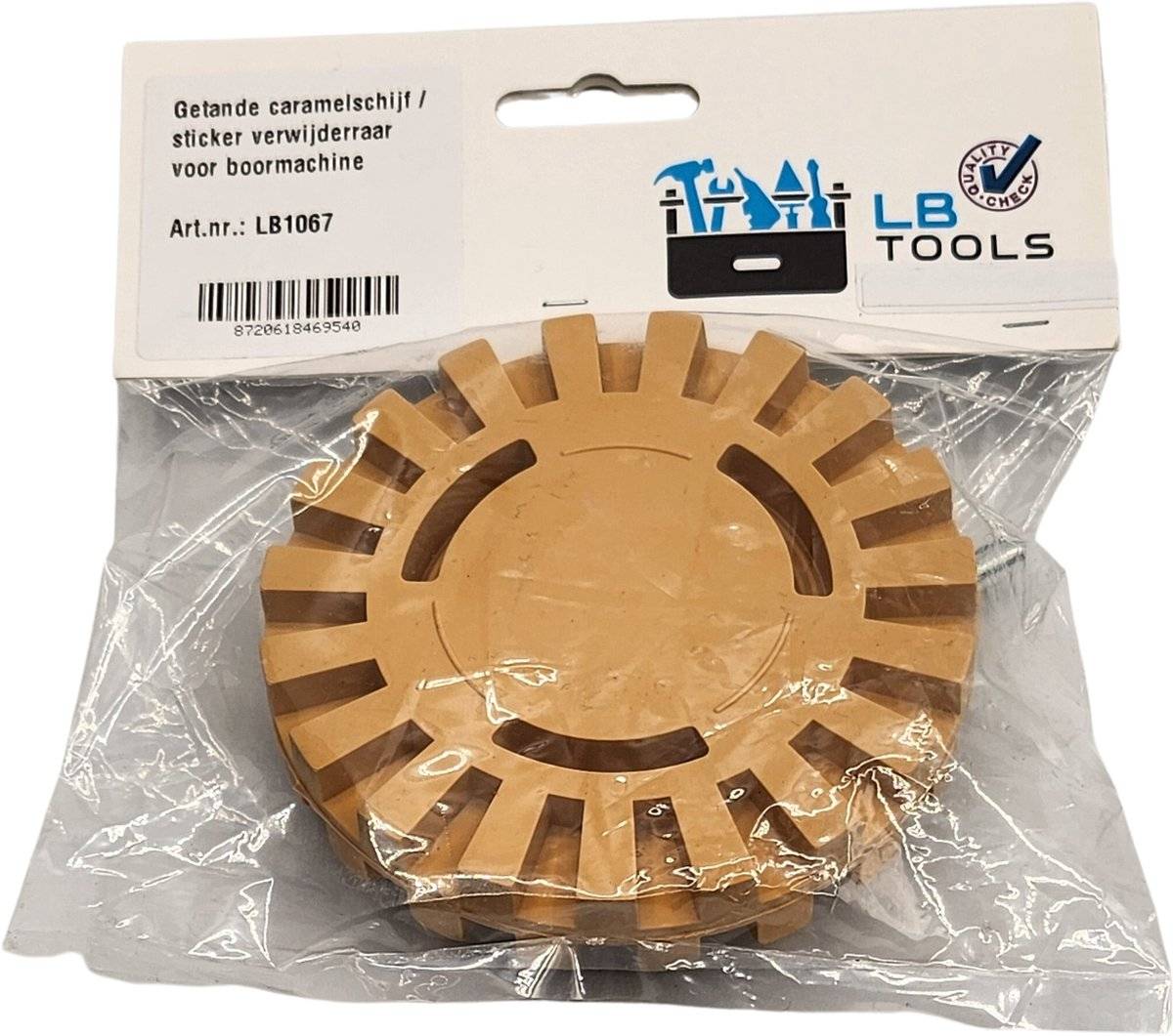 LB TOOLS Getande caramelschijf / stickerverwijderaar 100 mm-1