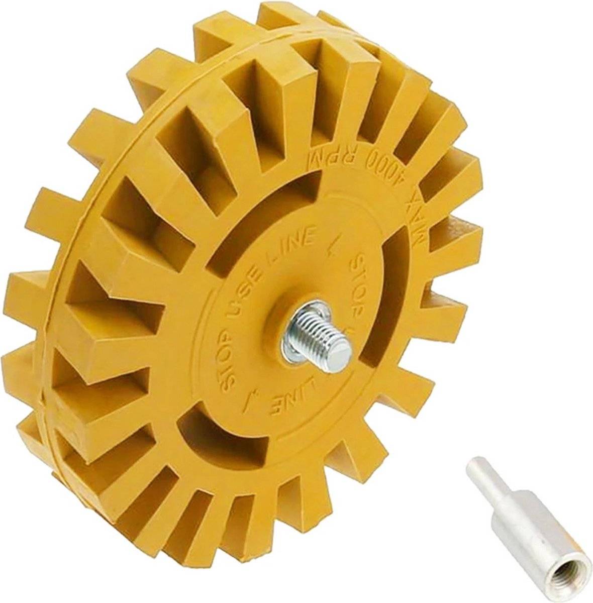 LB TOOLS Getande caramelschijf / stickerverwijderaar 100 mm-2