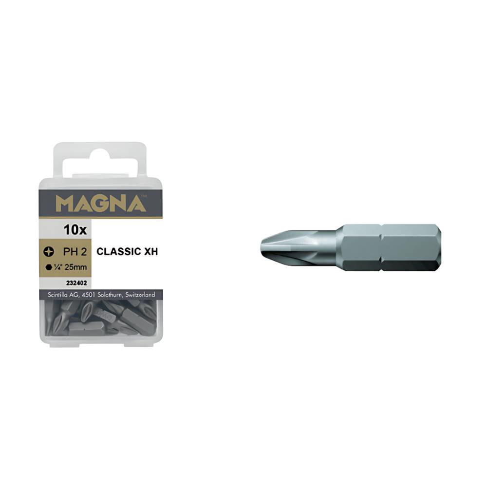 MAGNA 1/4" Krachtbit Pozidriv bit PZ3 HARD (10st)-0