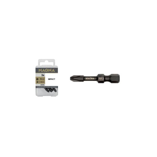MAGNA 1/4" Hybrid impact bit Philips PH2 (3st)