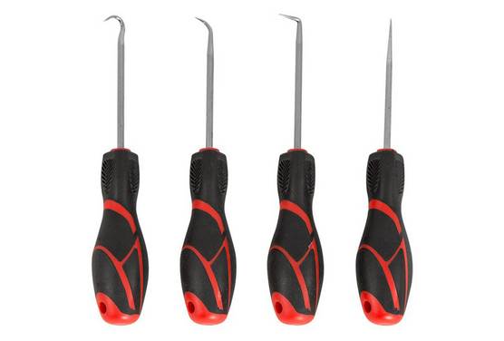 FORCE Mini pick & haak set 4 delig