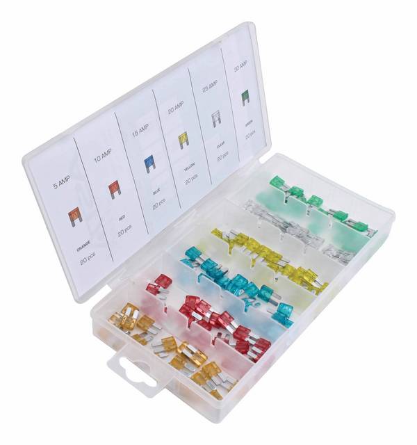 ASTA Assortiment MICRO 2 zekeringen 120-delig