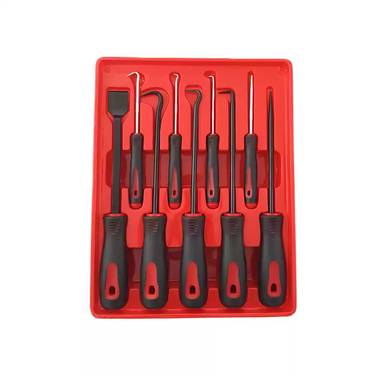 WEBER TOOLS Haak & schraperset 9-delig