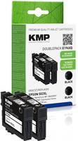 KMP cartridge Epson Pro WF-2865DWF vervanging. 502XL T02W14 2 x zwart gereviseerd-0