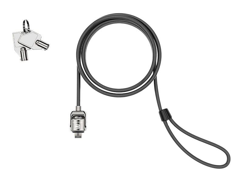 Compulocks T-bar Security Keyed Alike Cable Lock - Sicherheitskabelschloss - black (CL15KA)-0
