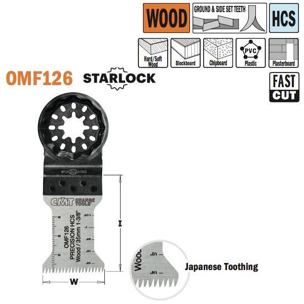 CMT Starlock multitool HCS Japanse vertanding, 35 mm. (50 stuks)-0