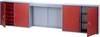Küpper 70182 Hangkast voor gereedschap (b x h x d) 240 x 60 x 19 cm Zilver, Rood