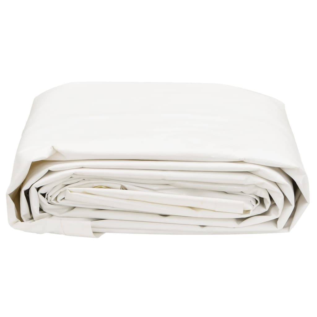 Vidaxl dekzeil 650 g m² ø 2,8 m wit 87210124027828721012402782-1