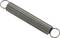 Metalen trekstang met twee ogen aan de uiteinden, close-up.