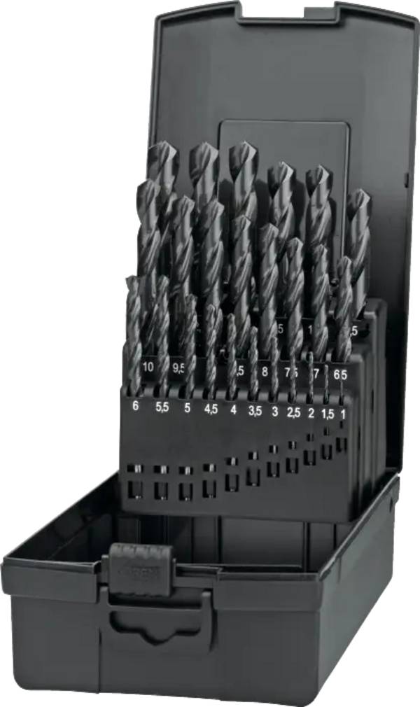 I.T. ECO HSS set spiraalboren type 11.416: 1-10 oplopend met 0‚5 mm