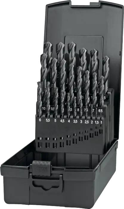 I.T. ECO HSS set spiraalboren type 11.416: 1-10 oplopend met 0‚5 mm-0