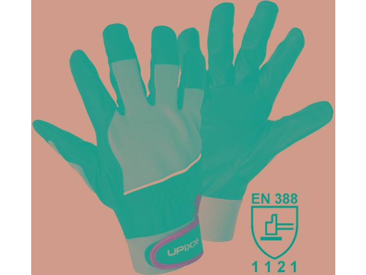 Upixx 1190 Touch Grip handschoen van synthetisch leer PU, microvezel en spandex Maat 8