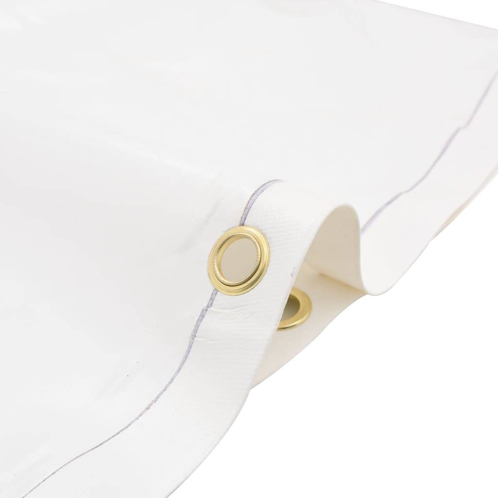 Vidaxl dekzeil 650 g m² ø 2,8 m wit 87210124027828721012402782-3