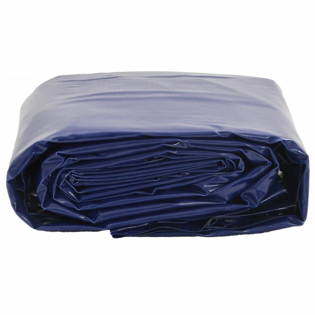 vidaXL - Dekzeil - 650 - g/m² - 1,5x6 - m - blauw-3