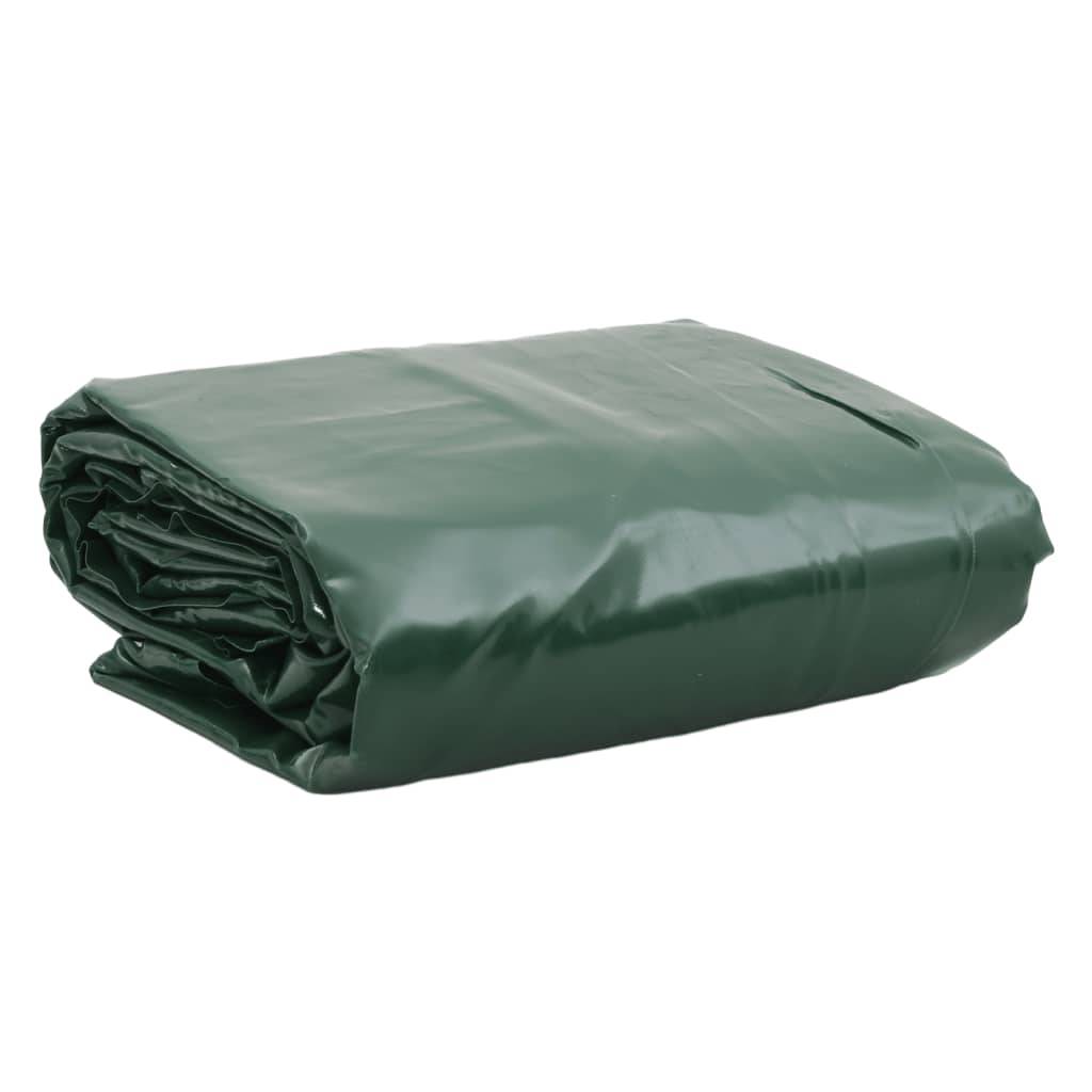 vidaXL - Dekzeil - 650 - g/m² - 1x2,5 - m - groen-0