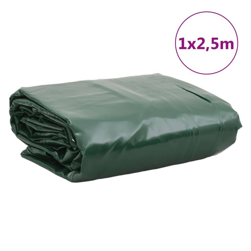 vidaXL - Dekzeil - 650 - g/m² - 1x2,5 - m - groen-3