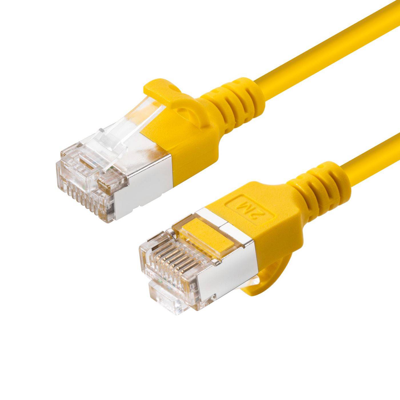 CAT6A U-FTP Slim LSZH 7,5m Netwerkkabel Geel-0