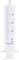 Plastic spuit met 20 ml-schaal, toont hoeveelheden tussen 0 en 20 ml.