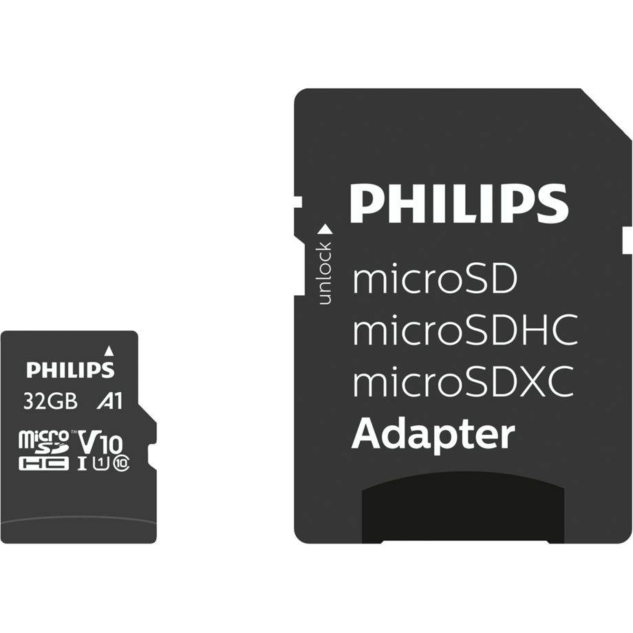 Philips FM32MP45B/00 microSDHC-kaart 32 GB Class 10 Incl. SD-adapter-0