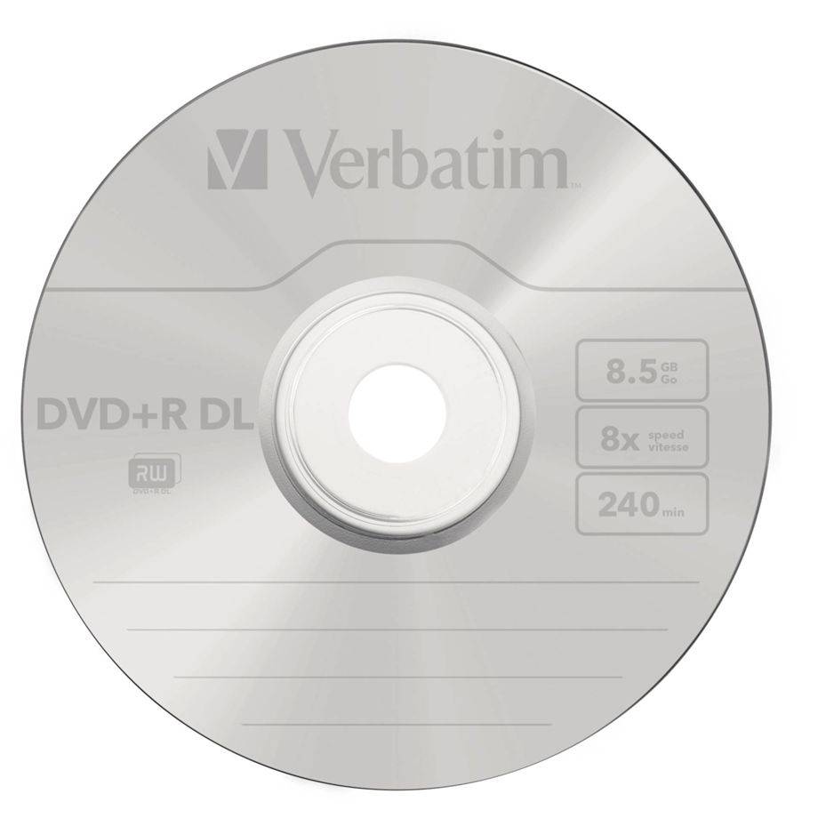 Verbatim DVD+R Double Layer discs in Jewel Case - 8-speed - 8,5 GB / 5 stuks-1