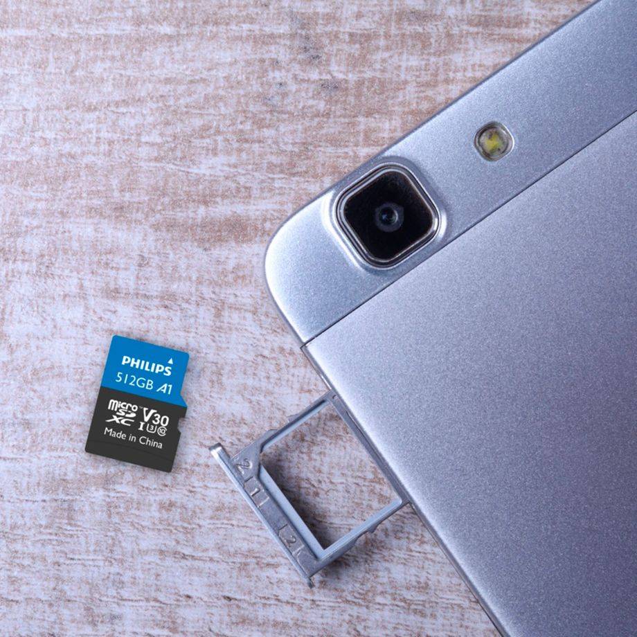 Philips MicroSDXC-kaart -512GB Klasse 10 UHS-I U3 incl. Adapter-2