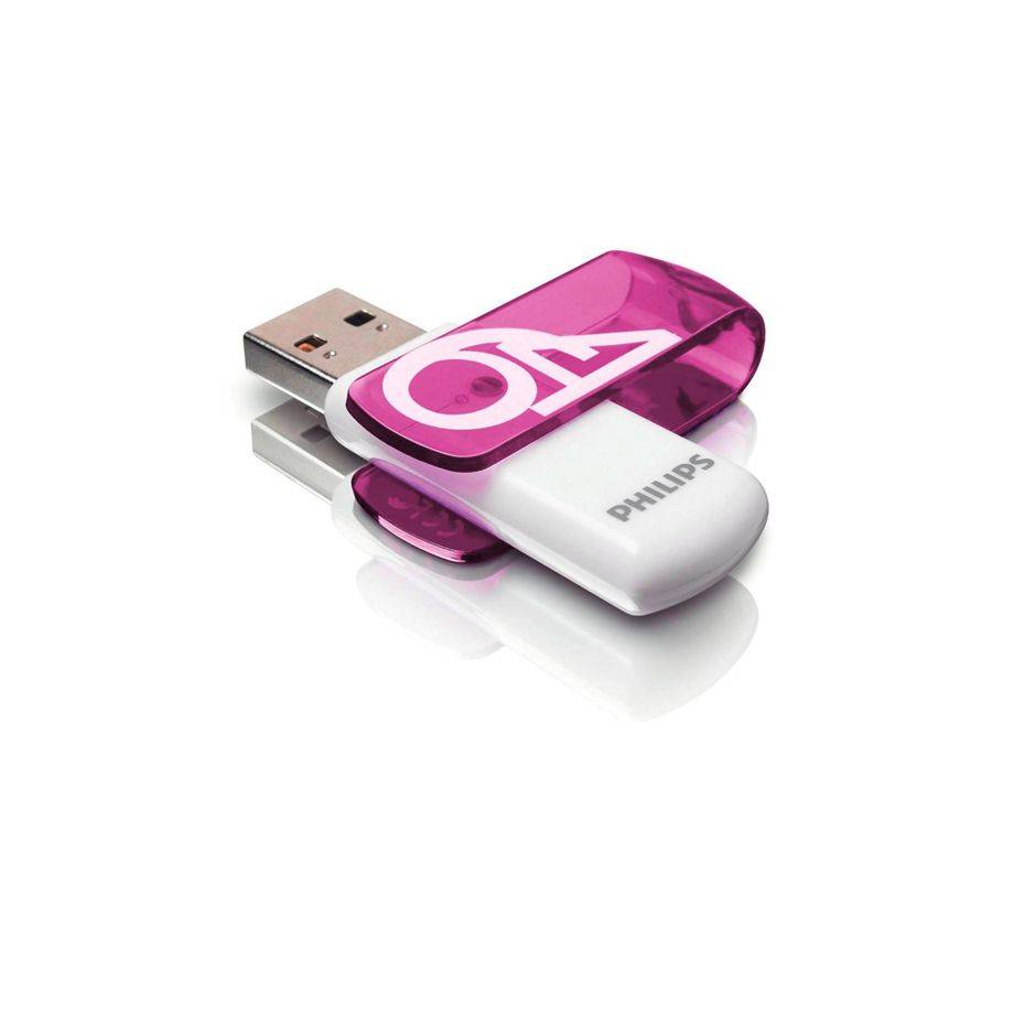 Philips USB 2.0 2-pack - 64GB Vivid Edition Magisch Paars-1