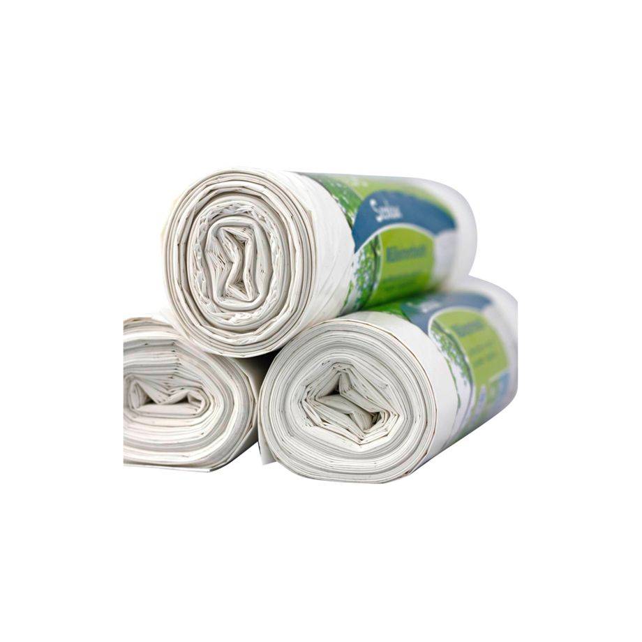 1x25 Secolan pedaalemmerzakken 20 l extra sterk wit-1