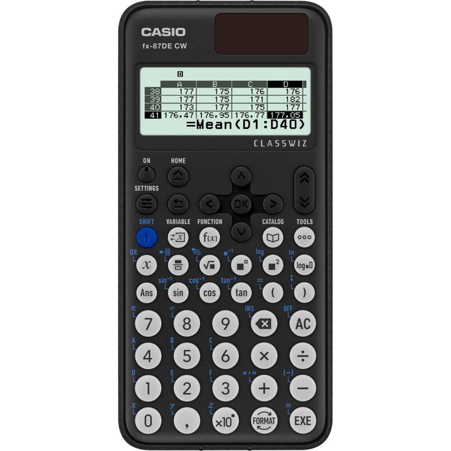 Casio FX-991DE CW Technische rekenmachine Zwart Aantal displayposities: 10 werkt op batterijen, werkt op zonne-energie-0