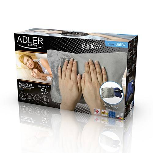 Adler AD 7427 elektrische warmwaterkruik, blauw, 360 W-4