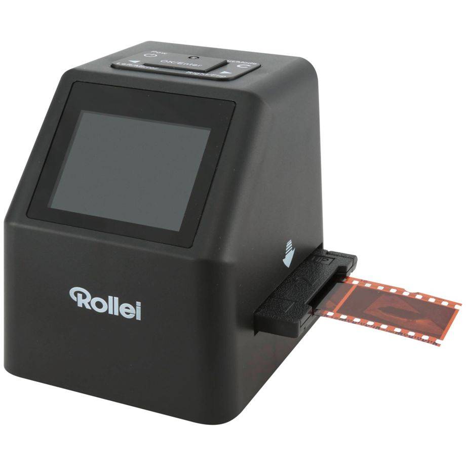 Rollei DF-S 310 SE Diascanner, Negatiefscanner 14 Mpix Display, Geheugenkaartlezer, Super 8 films, Pocket negatieven, T-0