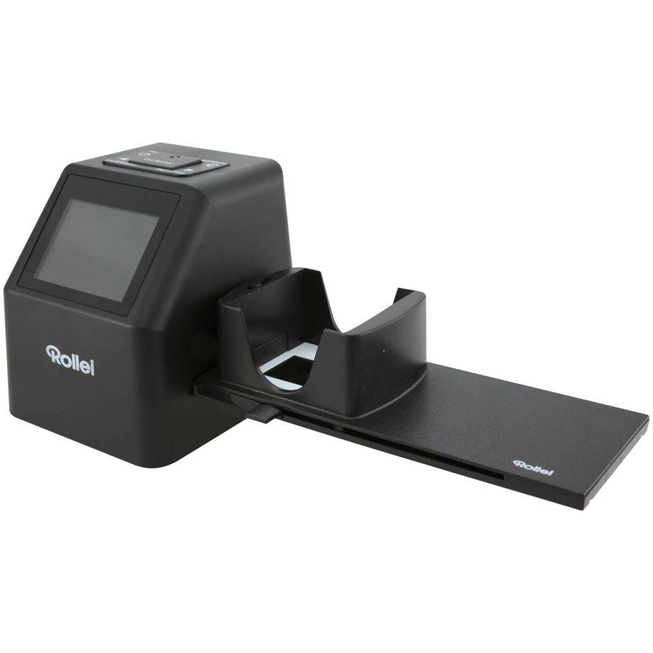 Rollei DF-S 310 SE Diascanner, Negatiefscanner 14 Mpix Display, Geheugenkaartlezer, Super 8 films, Pocket negatieven, T-1