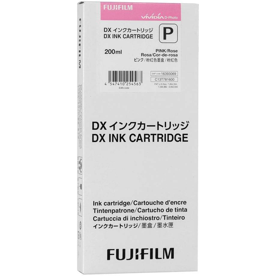 Fujifilm DX inktcartridge 200 ml roze-0