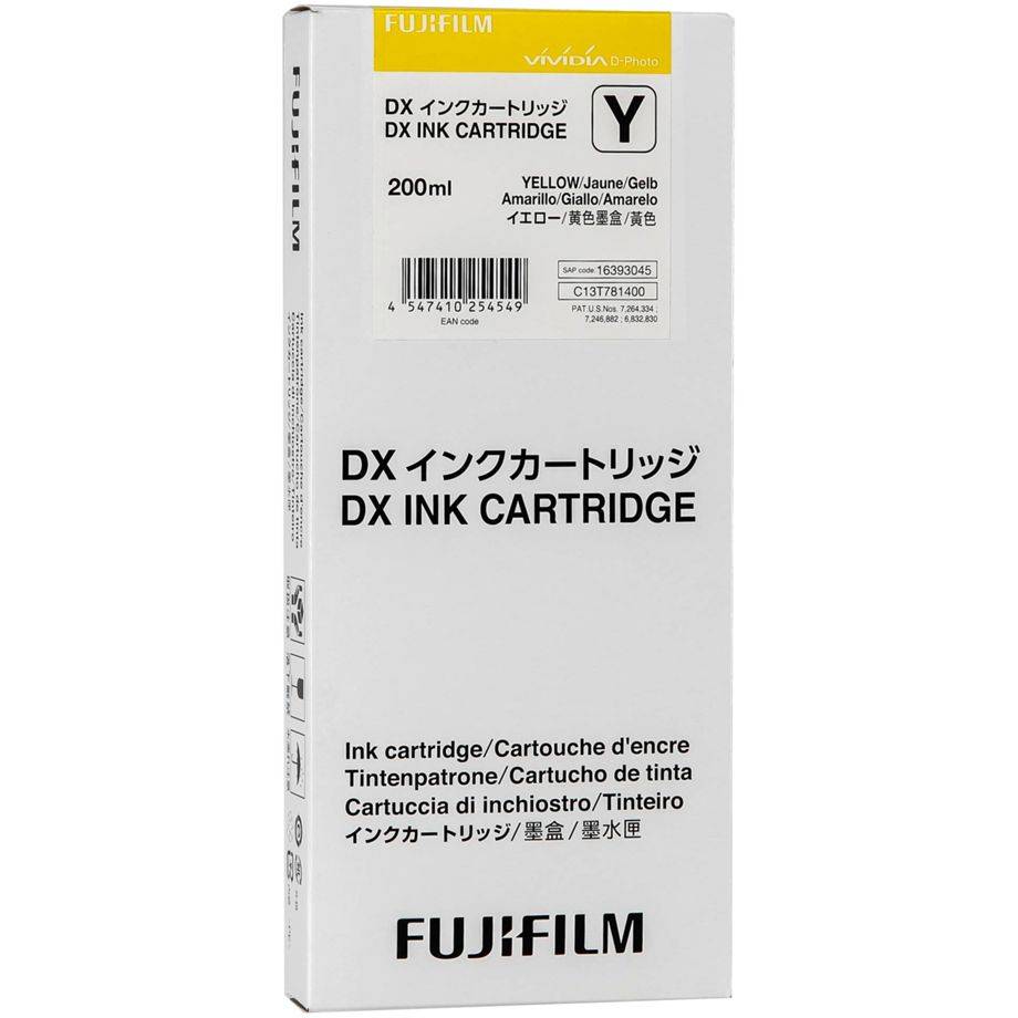 Fujifilm DX inktcartridge 200 ml geel-0