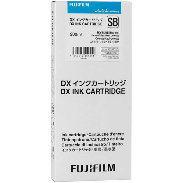 Fujifilm DX inktcartridge 200 ml hemelsblauw