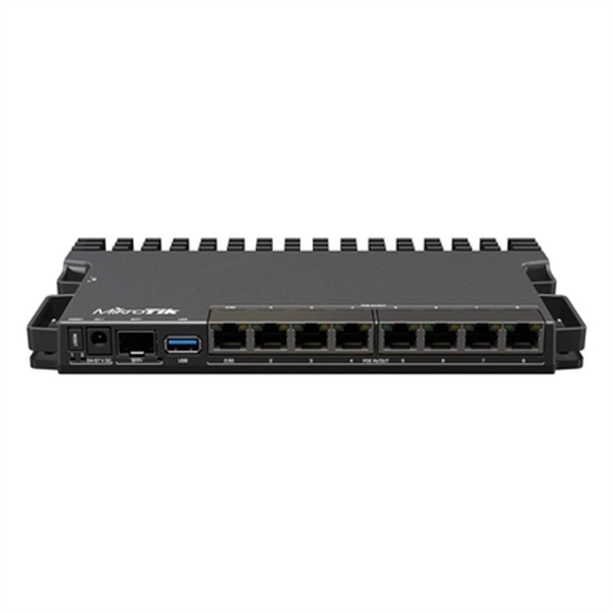 MikroTik Een nieuwe versie van een populaire heavy-duty RB5009-router met PoE-in en PoE-out op alle armen. Ideaal voor k-2