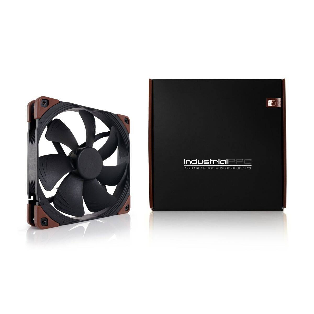 Noctua NF-A14 INDUSTRIALPPC-2000 IP67 PWM Ventilator voor Computerbehuizing 14 cm Zwart/Bruin-2