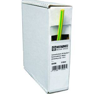 Intercable Krimpkous zonder lijm type W135B Krimpverhouding 2:1 groen/geel 2,4/1,2mm Box 15mtr-0