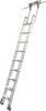 Krause 819369 Aluminium Stellingladder Verrijdbaar Werkhoogte (max.): 4.10 m Zilver DIN EN 131 11.7 kg