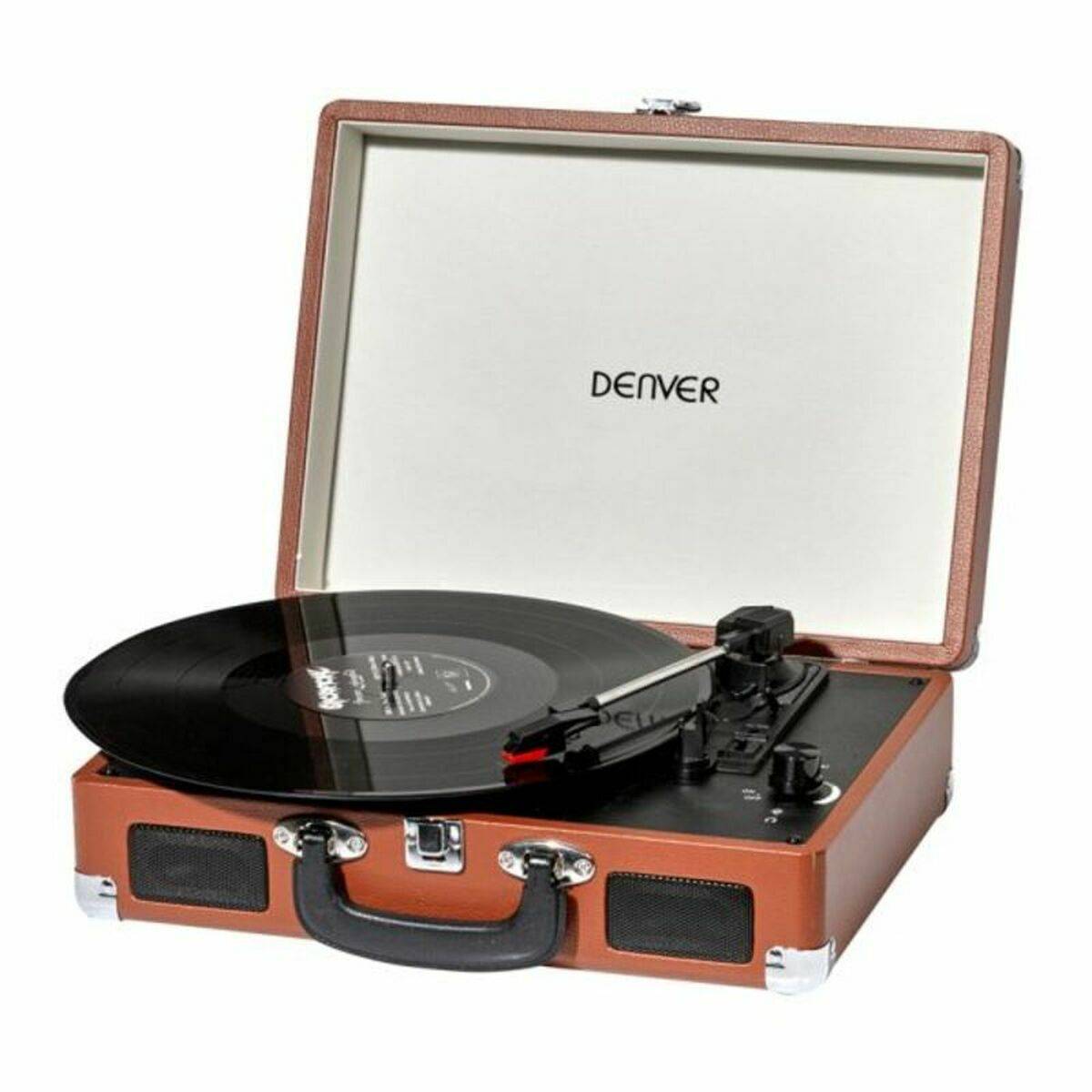 Denver VPL-120 USB-platenspeler Bruin-0