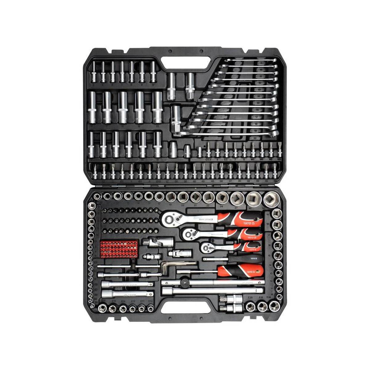 YATO YT-38841 1/4", 3/8", 1/2" Dopsleutelset-2