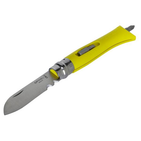 Opinel zakmes nr. 09 incl. bitset geel