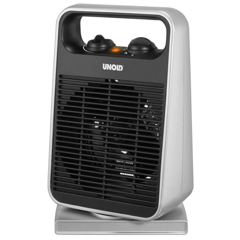 Unold Rotate Ventilatorkachel Zwart, Zilver-0