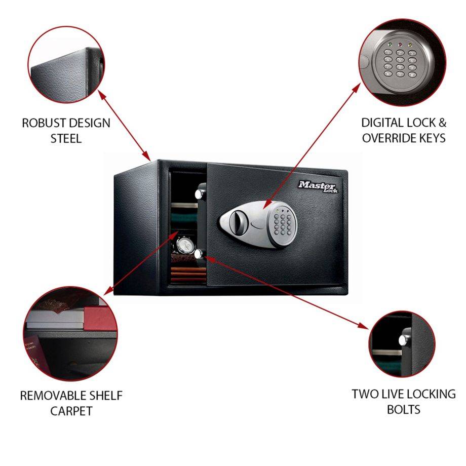 MasterLock Kluis - digitaal combinatie slot - groot - 22 L-1