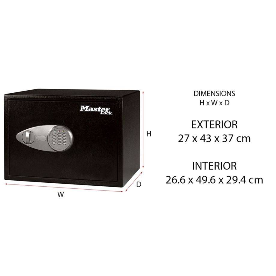 MasterLock Kluis - digitaal combinatie slot - groot - 22 L-2