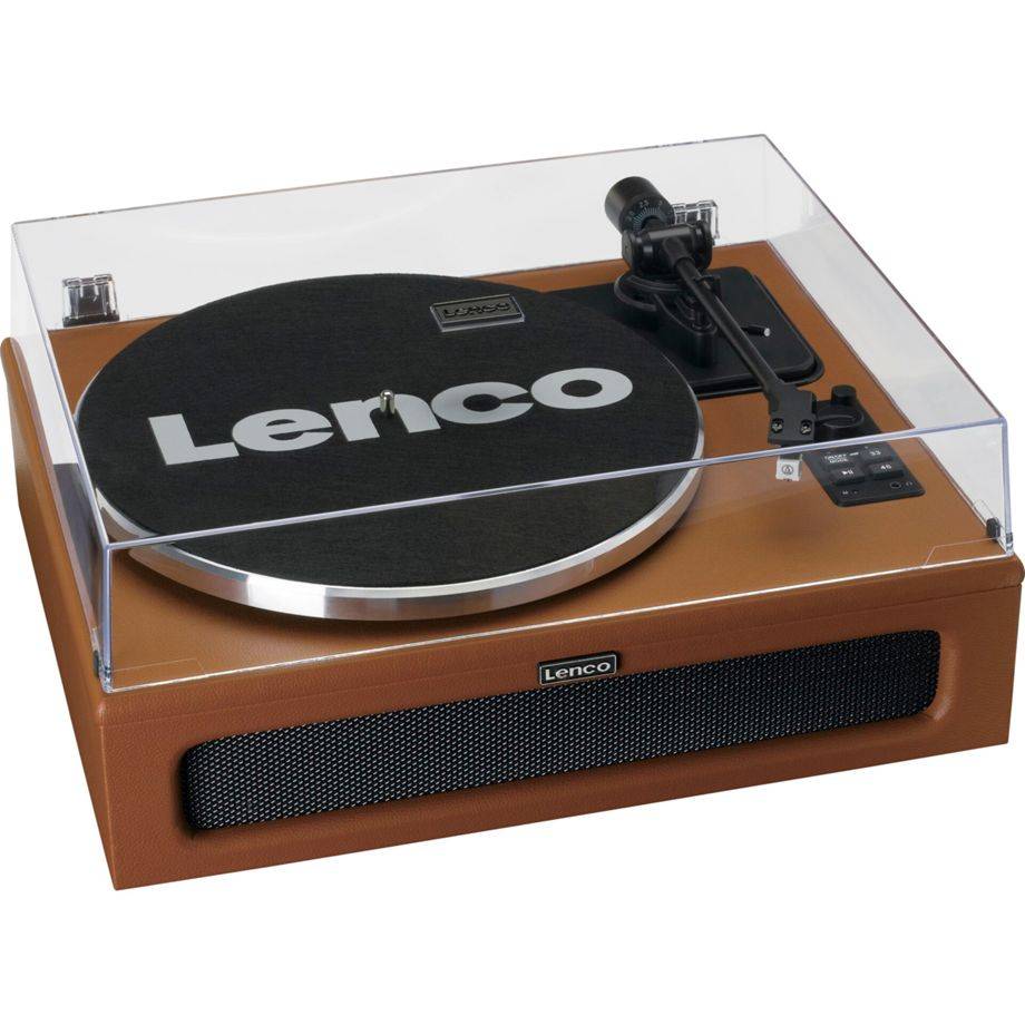 Lenco LS-430BN hout met kunstleer-1