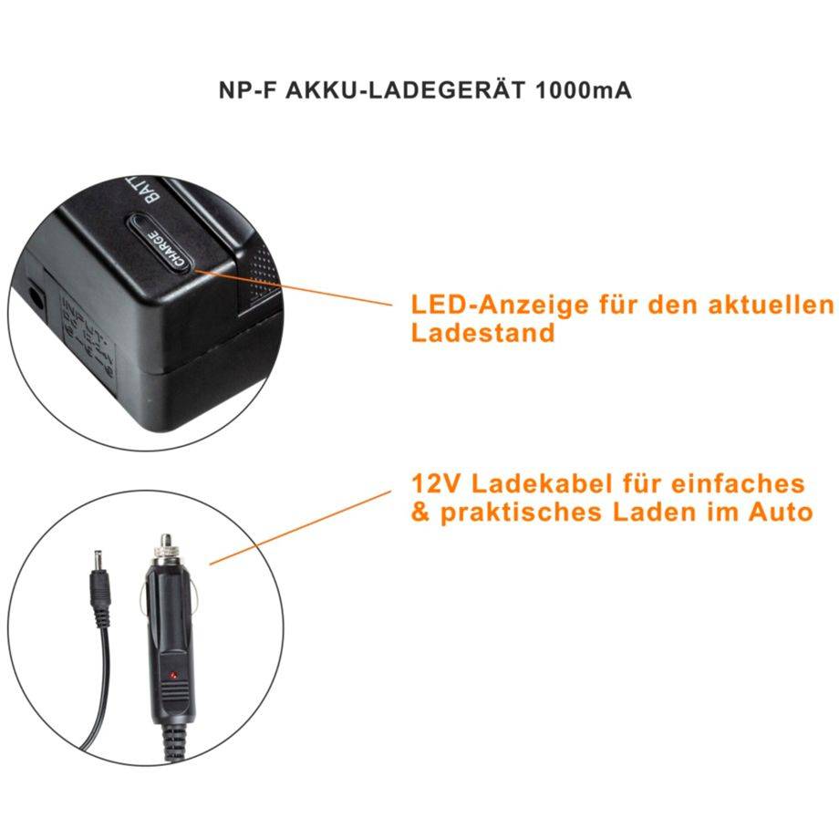 walimex laadapparaat NP-F-1