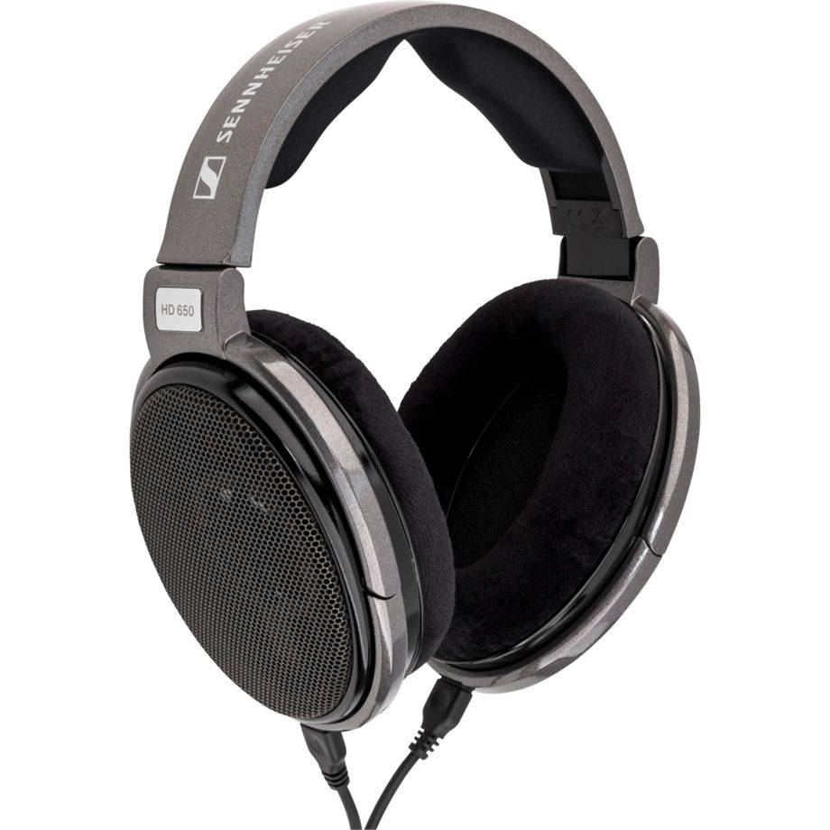 Sennheiser HD 650 Hoofdtelefoons Hoofdband Zwart, Grijs-0